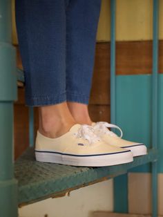 The Authentic, Vans original and now iconic style, is a simple low top, lace-up with durable canvas upper, metal eyelets, Vans flag label and Vans original Waffle Outsole. Size options above are in Mens sizes. Size Conversion: Mens Womens 4 5.5 4.5 6 5 6.5 5.5 7 6 7.5 6.5 8 7 8.5 7.5 9 8 9.5 8.5 10 9 10.5 9.5 11 10 11.5 10.5 12 Vans Authentic White, Vans Original, Authentic Vans, Iconic Style, Lacing Sneakers, Vans Authentic, Canvas Sneakers, Vans Authentic Sneaker, Keds