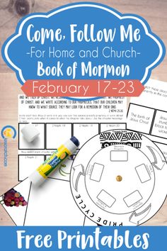 the free printables for this book of mormon