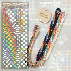 two lanyards with different designs on them and a tag attached to the lanyard