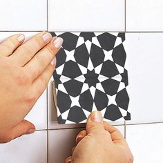 Black Starry Tile Stickers, Basel Pattern, Waterproof & Removable, Kitchen or Backsplash, PACK of 10 <-----------------------------------LINKS-----------------------------------> To view more Art that will look gorgeous on Your Walls Visit our Store: https://www.etsy.com/shop/homeartstickers For more Tile Decals Stickers visit our TILES STICKERS SECTION: https://www.etsy.com/shop/homeartstickers?section_id=15962696 <-----------------------------------PRODUCT------------------------- Tile Stickers Fireplace, Hearth Fireplace, Tile Decoration, Tile Decals Stickers, Furniture Overlays, Ceiling Bathroom, Diy Fireplace Makeover, Gym Wall Decal, Floor Graphics