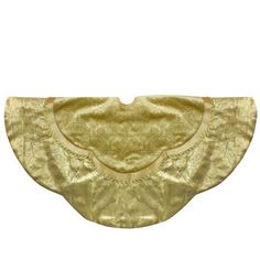 an image of a gold cloth on a white background