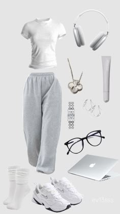 Outfit Ideas For School In Winter, Ash Style Outfit, Outfit Ideas Sport, Outfit Ideas For School Summer, Lazy Girl Outfits, Lazy Fits, Outfit Sport, Gymwear Outfits, Simple Outfits For School