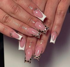 Bling Acrylic Nails, Instagram Nails, Fire Nails, Pretty Acrylic Nails, Nail Manicure, Nail Tech, Short Nails, Nail Tips, Spring Nails