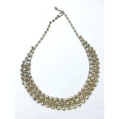 Vintage Rhinestone Collar Necklace. Collar vintage Necklace with hook closure. rhinestone design. Vintage necklace. JH37H. Dazzling Gold Rhinestone Necklace For Formal Occasions, Dazzling Metal Rhinestone Necklace, Evening Jeweled Necklaces With Cubic Zirconia, Jeweled Cubic Zirconia Necklaces For Evening, Dazzling Rhinestone Necklace With Sparkling Stones, Evening Necklace With Jeweled Cubic Zirconia, Party Diamond Necklace With Crystal Detail, Evening Cubic Zirconia Jeweled Necklaces, Party Crystal Diamond Necklace