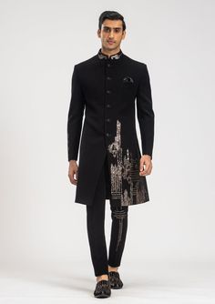 Indowestern Outfits Wedding, Sangeet Outfit For Men, Indo Western Outfits For Men, Indowestern Outfits, Indo Western Dress For Men, Indowestern Sherwani