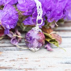 Funeral Flower Jewelry and  Funeral Flower Keepsakes are a great way to honor a loved one's memory by using their funeral flowers/hair/clothing. Flowers for any occasion can be used, such as weddings, birthday, anniversaries, holidays, even your favorite flower from your garden! This pendant is made to order.  Resin is used to make the 12mm  bead, and is capped and looped with sterling silver pieces or gold. It will be strung onto a necklace chain (18 inches).  Please send your flowers already d Flower Keepsake, Pandora Beads, Flower Resin, Favorite Flower, Hair Clothes, Flower Jewelry, How To Preserve Flowers, Silver Pieces, Minimalist Necklace