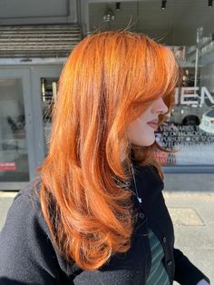 Beautiful, bright copper hair by Becc Snow at Alchemy Salon in Melbourne, Australia. Bright Copper Hair, Strawberry Blonde Hair Color, Bright Copper, Strawberry Blonde Hair, Kevin Murphy, Copper Hair, Strawberry Blonde, Safe Space, Blonde Hair Color