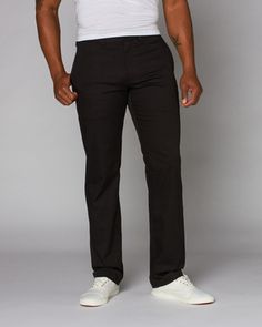 Chino // Black (30) Alchemy, Pants, Black, Trousers