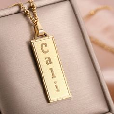 Vertical Gold Bar Necklace Custom Bar Name Necklace - Etsy Pyramid Necklace, Engraved Bar Necklace, Vertical Bar Necklace, Necklace Name, Letter Pendant Necklace, Custom Bar, Gold Bar Necklace, Waterproof Jewelry, Custom Name Necklace