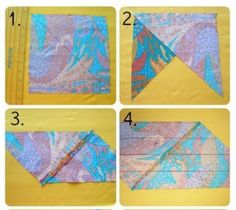 step by step instructions on how to make an origami paper envelope with flowers