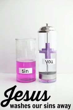 Science Experiment: Jesus Washes Our Sins Away