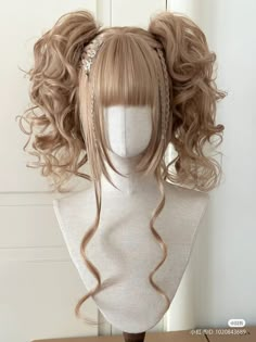 Pretty Hair Cuts, Gyaru Hair, Cool Hair Designs, Hair Doctor, Dyed Hair Inspiration, Cosplay Hair, Social Art, Personal Grooming, Kawaii Hairstyles