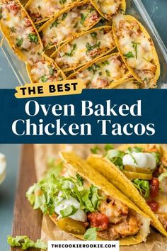 the best oven baked chicken tacos