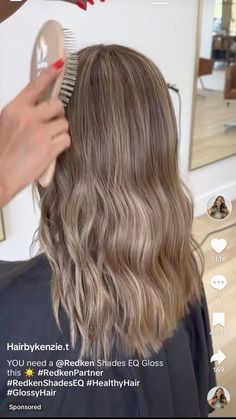 Redken Shades, Redken Shades Eq, Glossy Hair, Hair Colors, Color Ideas, Summer Hairstyles, Healthy Hair, Hair Inspo, Hair And Nails