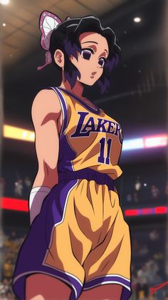 an animated image of a basketball player in uniform