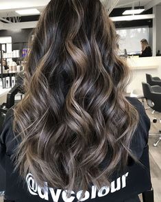 Ashy Brown, Sassy And Classy, Dark Features, Balayage Ideas, Underlights Hair, Black Hair Balayage, Ombre Hair Blonde, Brown Hair Balayage