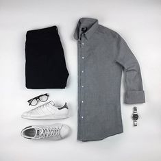 Men's Casual Outfits, Grid Game, Conservative Outfits, Style Essentials, Men With Street Style, Summer Inspiration, Sneakers Men Fashion