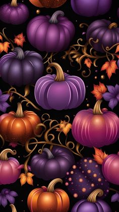 Pretty Halloween Wallpaper Iphone, Fall Witchy Wallpaper, Pink And Purple Fall Wallpaper, Disney Halloween Phone Backgrounds, Halloween Glitter Wallpaper Iphone, Cute Apple Watch Wallpaper, Purple Halloween Phone Wallpaper, Fall Skull Wallpaper, Purple Pumpkin Wallpaper