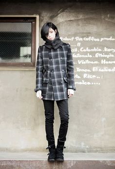 Go Sang Gil, Male Clothes, Androgynous Fashion, 인물 사진, Character Outfits, Outfits Ideas, Asian Men, Gothic Fashion