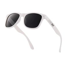 Look cool while keeping your eyes safe from the sun's glare with these protective CosmoGlo sunglasses. Perfect for everyday wear, and an easy way to stay chic on the go. Available in black or white with UV protective black lenses. Heavy And Light, Look Cool, Your Eyes, The Go, Halo, Porter, Lenses, Everyday Wear, Sunglasses