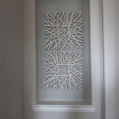 a white door with an intricate design on it