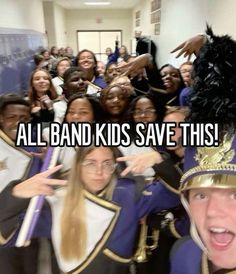 This One Time At Band Camp, Matching Band Pfps, Band Vs Orchestra, Band Teacher Aesthetic, Band Kid Memes Hilarious, Relatable Band Posts, Marching Band Tips, Marching Band Pictures Ideas, Band Kid Meme