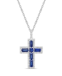 in stock Elegant Blue Cross Jewelry, Symbol Jewelry, Symbolic Jewelry, Jewelry Pins, Christian Cross, Mineral Stone, Necklace Online, Cross Jewelry, Cross Pendant Necklace