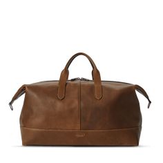 Shinola Men's Bag | Canfield Classic Holdall | Brown Leather Classic Satchel With Leather Handles For Everyday, Classic Oiled Leather Satchel With Leather Handles, Travel Bags In Bridle Leather With Waxed Finish, Travel Bag With Waxed Finish And Bridle Leather, Classic Bags With Waxed Finish For Everyday Carry, Classic Oiled Leather Bag For Everyday Use, Luxury Everyday Bags In Bridle Leather, Classic Bags With Leather Lining And Oiled Leather, Classic Shoulder Bag With Leather Handles And Oiled Leather