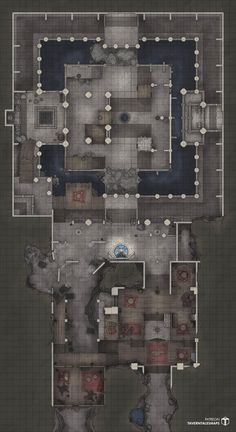 the floor plan for an old castle