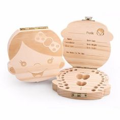 Description: When your baby milk teeth fall off, do not worried, and help save it in the teeth box for the baby to stay a wonderful childhood memories. Corrosion-resistant and durable for long-time tooth storage. Every deciduous tooth is unique for you and your baby, so we sell the meaningful box to help you save the memorable moments about the kid's growth. Features: There are different direction labels for the different kinds of teeth holes: Molars, Canines, and incisors, and the middle area c Tooth Keepsake, Record Box, Milk Teeth, Saving For Baby, Fairy Box, Tooth Box, Tooth Fairy Box, Kids Teeth, Box Creative