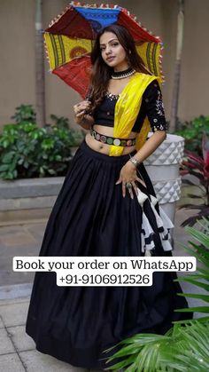 For Order/Inquiry Plz DM WhatsApp +91-91-06-91-2526  👉 Free shipping All India  • 👉 World Wide Delivery Available....  👉 Ready to wear Saree 👉 Lehenga Choli 👉 Sharara 👉 Suits Etc....  #kurtis #designersuits #indowestern #indianbride #goldjewellery #designersaree #recipe #christmas #dinner #chicken #dessert #thanksgiving #aesthetic #freecrochetpattern #tiktok #salwarsuits #desifashion #desilook #loveyourself #bikinizone #indianbride #handloom #weddingsofinstagram #bollywoodfashion #share #panipuri #mumbai #saree #lehenga #dresses #patiyala #suits #fashion_world3500 Chniya Choli For Girl Navratri, Garba Hairstyles Indian, Garba Dresses, Patiyala Suits, Lengha Blouse Designs, Dessert Thanksgiving, Dress Lehenga, Choli Blouse Design, Garba Outfit