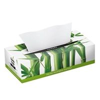 a box of tissues with bamboo leaves on it