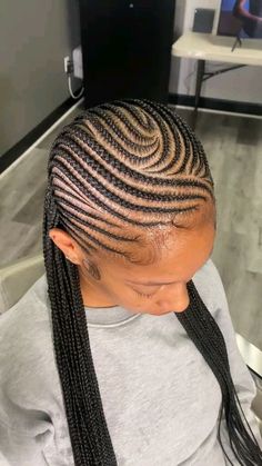 Braided Hairstyles Ideas Straight Hair, Cornrows Styles With Beads, Ghanian Hairstyles Latest, Back Cornrows Hairstyles, Straight Back And Braids Hairstyle, Straight All Back Cornrows, Stylish Straight Back Braids, Hair Styles Straight Back, Hairstyles Cornrows Braids