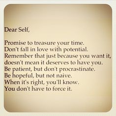 a note with the words dear self written in black and white on top of it