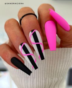 Fancy Nails Designs, Dope Nail Designs, Neon Nails, Fancy Nails, Chic Nails, Pretty Acrylic Nails, Dope Nails, Best Acrylic Nails