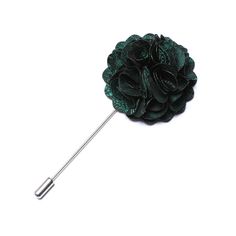 Luxury Green Flower Brooch Luxury Men's Jewelry Brooch, Luxury Men's Brooch Jewelry, Luxury Green, Lapel Pins Mens, Wedding Brooch, Green Tie, Floral Accessories, Men's Suit, Green Flower