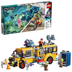 the lego movie sets include an open firetruck and two children's toys