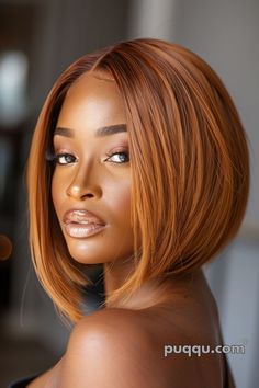 Bob Hairstyles for Black Women: Trendy Cuts for Elegant Looks - Puqqu Sleek Updo, Straight Wigs, Classic Hairstyles, Brown Blonde Hair, Hairstyles For Black Women, Hair Straight