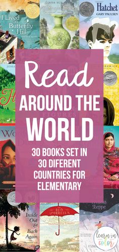 read around the world book set in 30 different countries for elementary