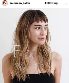 Baby Bangs Long Hair, Baby Bangs, Long Bangs, Trending Hairstyles, Bang Bang, Grunge Hair