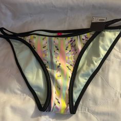 Victoria Secret Bottom Swim Wear In Size Large Victoria's Secret Casual Stretch Swimwear, Victoria's Secret Multicolor Beach Bottoms, Victoria's Secret Green Swimwear For Spring, Victoria's Secret White Casual Swimwear, White Casual Victoria's Secret Swimwear, Casual White Victoria's Secret Swimwear, Swim Wear, Victoria Secret Swim, Victoria Secret