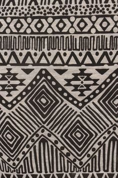 a black and white pattern on fabric