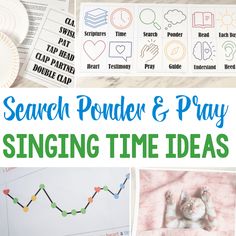 the words search powder and play singing time ideas