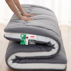 PRICES MAY VARY. Comfortable Material: Fabric: Microfiber / Filling Material: Polyester & High-Density Base Support Foam. Size: 39" wide x 80" long Color: Grey. 【Important Notice】 Please dry the floor mattress under the sun firstly, it will be recovered more quickly in the sunshine. Please kindly be noticed that we compress the futon mattress into a storage bag for transportation, so please allow at least 2-3 days to recover the thickness. 【Japanese Traditional Floor Mattress】The Shiki Futon, Ja Fifth Wheel Decorating Ideas, Japanese Mattress, Japanese Futon Mattress, Japanese Floor Mattress, Floor Mattress, Japanese Futon, Tiny Trailers, Sofa Bed Design, Camping Mattress