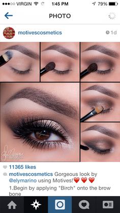 Makeup Eyeshadow Brown Eyes, Cool Makeup, Make Up Designs, Makeup Brushes Guide, Makeup Tutorial Eyeliner, Makeup Tutorial Eyeshadow, Smink Inspiration, Natural Makeup Tutorial, Pinterest Makeup