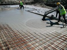 workers are working on the construction site