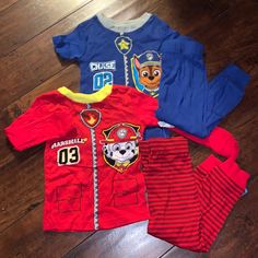 Set! Brand New With Tags! Paw Patrol Pajamas, Paw Patrol Christmas, Boys Pjs, Paw Patrol Girl, Halloween Pajamas, Summer Pajamas, Fleece Pajamas, Boys Pajamas, Girls Pajamas