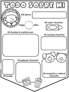 the spanish language worksheet for toddlers to learn