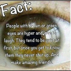 an eye with the words fact on it