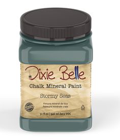 a jar of chalk paint with the words dixie belle on it